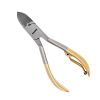 Кусачки педикюрные для ногтей zo-ME-45-HG-LJ золотые Zinger