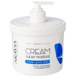 Крем для ног от натоптышей Super Moisture 550 мл. Aravia
