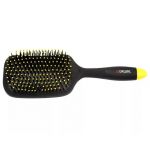 Расчёска  прямоугольная, пластиковый штифт, 13 рядов Banana black Dewal