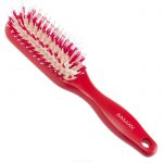 Расчёска массажная с натуральной щетиной 336-73249CR Salon Professional
