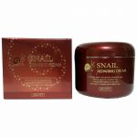 Восстанавливающий крем для лица с муцином улитки, Snail Reparing Cream 100 мл. Jigott