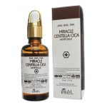 Ампульная сыворотка с кислотами Miracle Centella Cica Ampoule (AHA, BHA, PHA) brown, 50 мл. Ekel