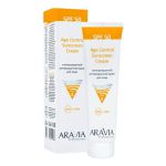 Cолнцезащитный антивозрастной крем для лица / Age Control Sunscreen Cream SPF 50, 100 мл Aravia
