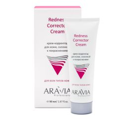 Крем-корректор для кожи лица, склонной к покраснениям Redness Corrector Cream 50 мл. Aravia