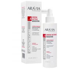 Спрей-активатор для роста волос укрепляющий и тонизирующий, Grow Active Booster, 150 мл. Aravia