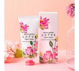 Крем для рук с экстрактом лотоса Secret Garden Lotus Hand Cream 100 мл. Jigott