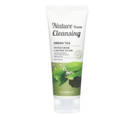 Увлажняющая пенка для умывания с экстрактом зеленого чая NATURE FOAM CLEANSING #GREEN TEA 150 мл. FOODAHOLIC