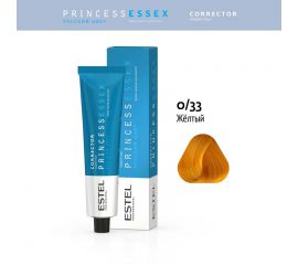 Крем-краска (корректор) для волос Princess Essex Correct 0/33 Желтый 60 мл. Estel