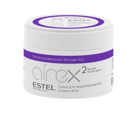 Глина для моделирования волос Airex с матовым эффектом пластичная фиксация 65 мл. Estel