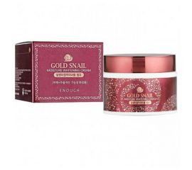 Крем для лица увлажняющий с осветляющим эффектом / Gold Snail Moisture Whitening Cream 50 мл Enough