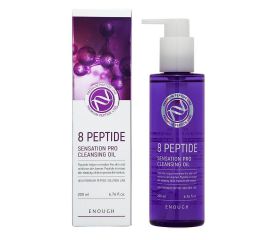 Гидрофильное масло для умывания с пептидами / 8 Peptied Sensation Pro Cleansing Oil, 200 мл Enough