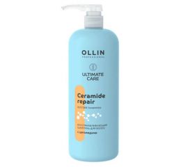 Восстанавливающий шампунь для волос с церамидами / Ultimate Care, 1000 мл Ollin