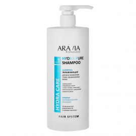 Шампунь увлажняющий для сухих, обезвоженных волос, Hydra Pure Shampoo, 1000 мл. Aravia