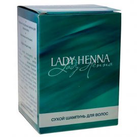 Сухой шампунь для мытья волос в саше, 12 шт. Lady Henna