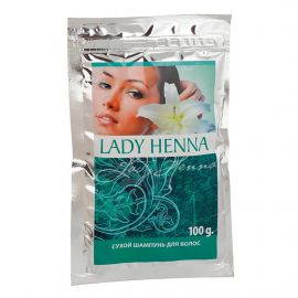 Сухой шампунь для мытья волос, 100 гр. Lady Henna