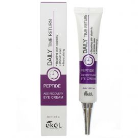 Крем для век антивозрастной с пептидами, Daily Time Return Age Recovery Eye Cream Peptide 40 мл. Ekel