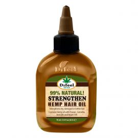 Натуральное укрепляющее масло для волос с маслом конопли 99% Strengthen 75 мл. Difeel