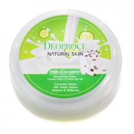 Крем для лица увлажняющий, Deoproce Moisture Milk Cucumber Cream 100 мл. Deoproce