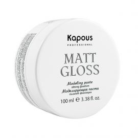 Моделирующая паста для волос сильной фиксации «Matt Gloss» 100 мл. Kapous
