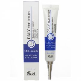 Крем для век антивозрастной с коллагеном, Daily Time Return Age Recovery Eye Cream Collagen 40 мл. Ekel