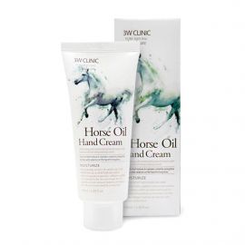 Питательный крем для рук c лошадиным жиром Horse Oil Hand Cream 100 мл. 3W Clinic