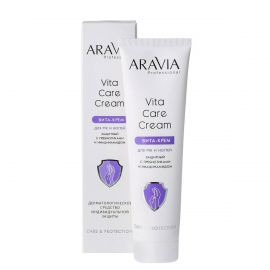 Крем для рук и ногтей защитный с пребиотиками и ниацинамидом, Vita Care Cream 100 мл. Aravia