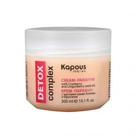 Крем-парафин с маслами семян клюквы и брусники «DETOX complex» 300 мл. Kapous