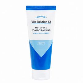 Очищающая увлажняющая пенка для лица, Vita Solution 12 Moisture Foam Cleansing 180 мл. Jigott