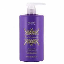Шампунь с маслом ореха макадамии, Macadamia Oil Shampoo, 750 мл. Kapous