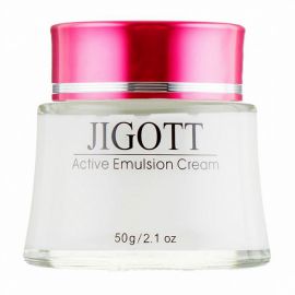 Интенсивно увлажняющий крем для лица, Active Emulsion Cream 50 мл. Jigott