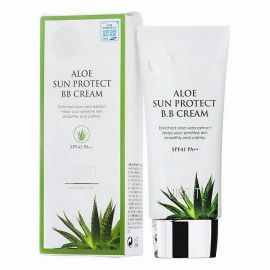 BB крем с экстрактом алоэ, Aloe Sun Protect BB Cream SPF41 PA++ 50 мл. Jigott