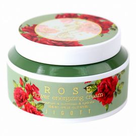 Крем для лица с экстрактом розы Rose Flower Energizing Cream 100 мл. Jigott
