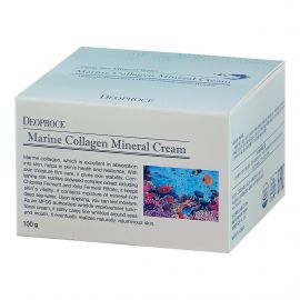 Крем для лица морской коллаген Marine Collagen Mineral Cream, 100 мл. Deoproce