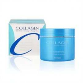 Крем массажный увлажняющий с коллагеном Collagen Hydro Moisture Cleansing & Massage Cream, 300 мл. Enough