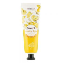 Крем для рук парфюмированный с цитроном, Sweet Honey Yuja Perfumed Hand Cream, 50 мл. Deoproce