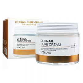 Антивозрастной восстанавливающий крем с муцином улитки Dr. Snail Cure Cream, 70 мл. Lebelage