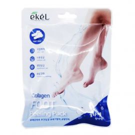 Пилинг-носочки для ног с коллагеном Collagen Foot Peeling Pack, 40 мл. Ekel