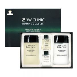 Набор для комплексного ухода за мужской кожей, Homme Classic Essential Skin Care Set, 150*2, 30*2 мл. 3W Clinic