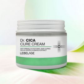 Антивозрастной смягчающий крем с центеллой азиатской Dr. Cica Cure Cream, 70 мл. Lebelage