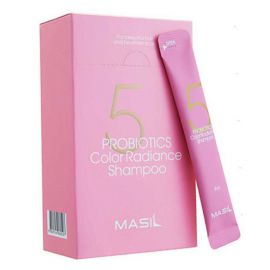 Шампунь для волос с пробиотиками защита цвета 5 Probiotics Color Radiance Shampoo, 8 мл*20 шт Masil