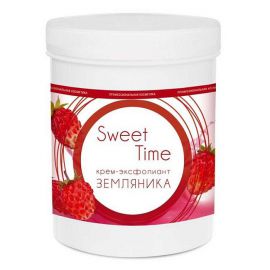 Крем-эксфолиант «Земляника» Sweet Time, 1000 мл. Domix