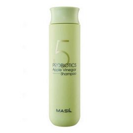 Шампунь для волос против перхоти с яблочным уксусом 5 Probiotics Shampoo, 300 мл. Masil