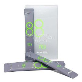 Маска для ослабленных волос 8 Seconds Salon Super Mild Hair Mask Stick Pouch, 8 мл*20 шт. Masil