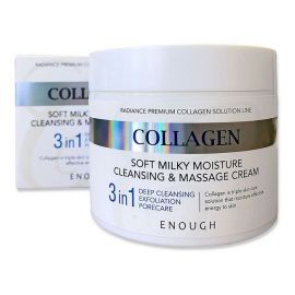 Массажный очищающий крем для лица с коллагеном Collagen 3 In 1 Cleansing & Massage Cream, 50 мл. Enough