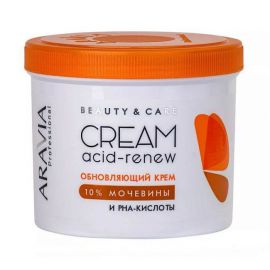 Обновляющий крем с PHA-кислотами и мочевиной (10%) Acid-Renew Cream, 550 мл. Aravia