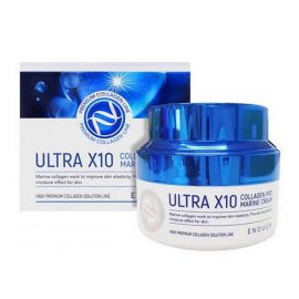 Увлажняющий крем с коллагеном Ultra X10 Collagen Pro Marine Cream, 50 мл. Enough