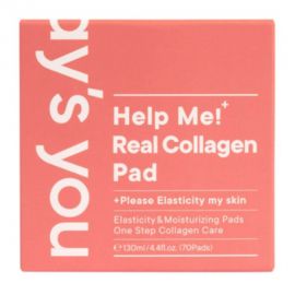 Тонер-пэды с эффектом пилинга с коллагеном Help Me! Real Collagen Pad 70 пэдов One-day's you