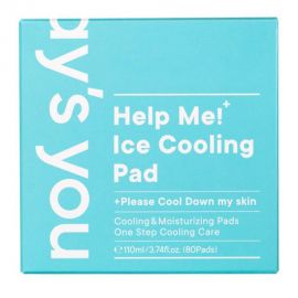 Охлаждающие тонер-пэды Help Me Ice Cooling Pad 80 пэдов One-day's you
