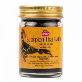 Бальзам разогревающий чёрный cкорпион Scorpion Thai Balm 50 г Banna