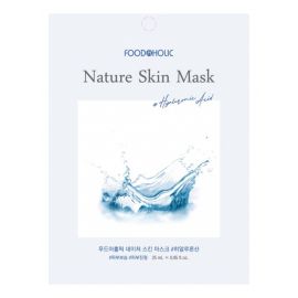 Тканевая маска для лица с гиалуроновой кислотой NATURE SKIN MASK #HYALURONIC ACID 5 шт. х 25 гр. FOODAHOLIC
